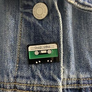 "Good Vibes/ Retro" Metal Pin 📼📼📼
